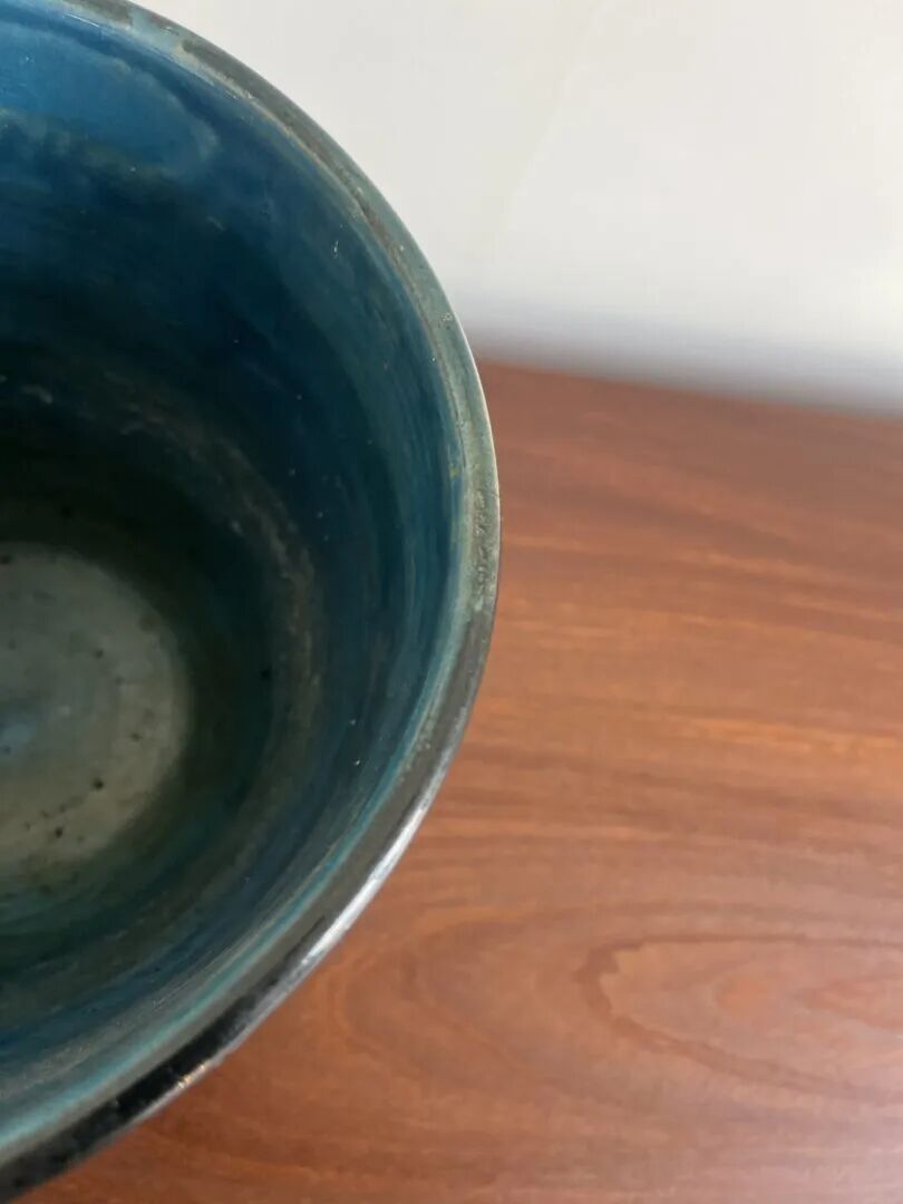 Bitossi flowerpot – Rimini blue, Aldo Londi