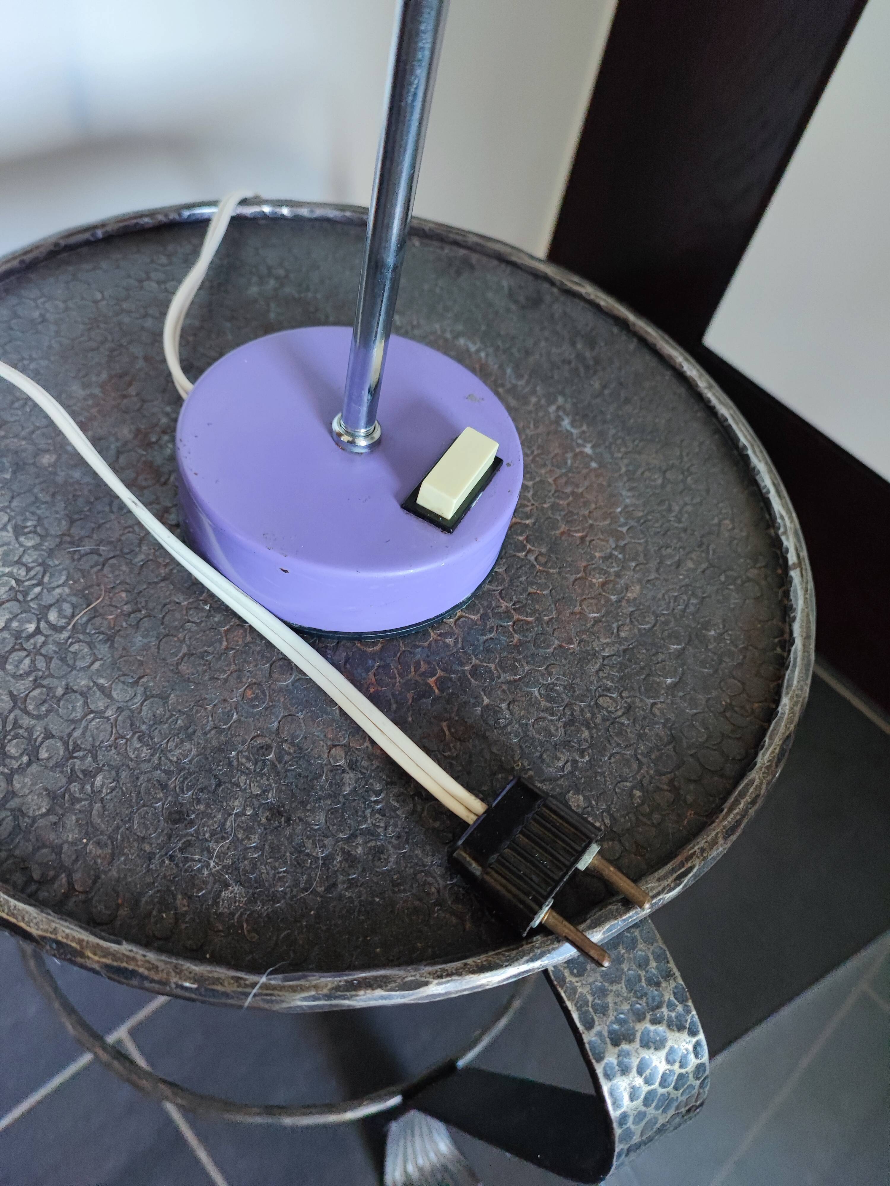 Lampe champignon en aluminium