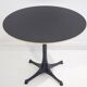 George Nelson Black Pedestal Table by Vitra