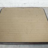 Coffee table mirror tray and leather