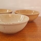 Set of 3 bowls in marsh sandstone