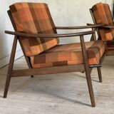Fauteuil boomerang vintage