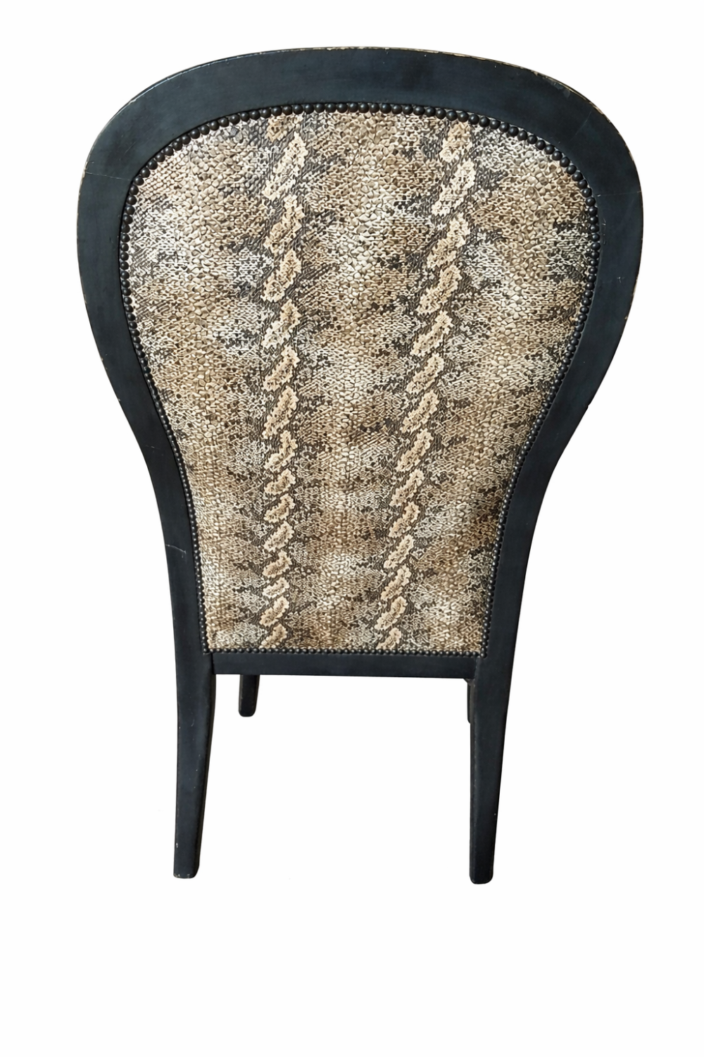 Voltaire Armchair Faux Snake