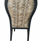 Voltaire Armchair Faux Snake