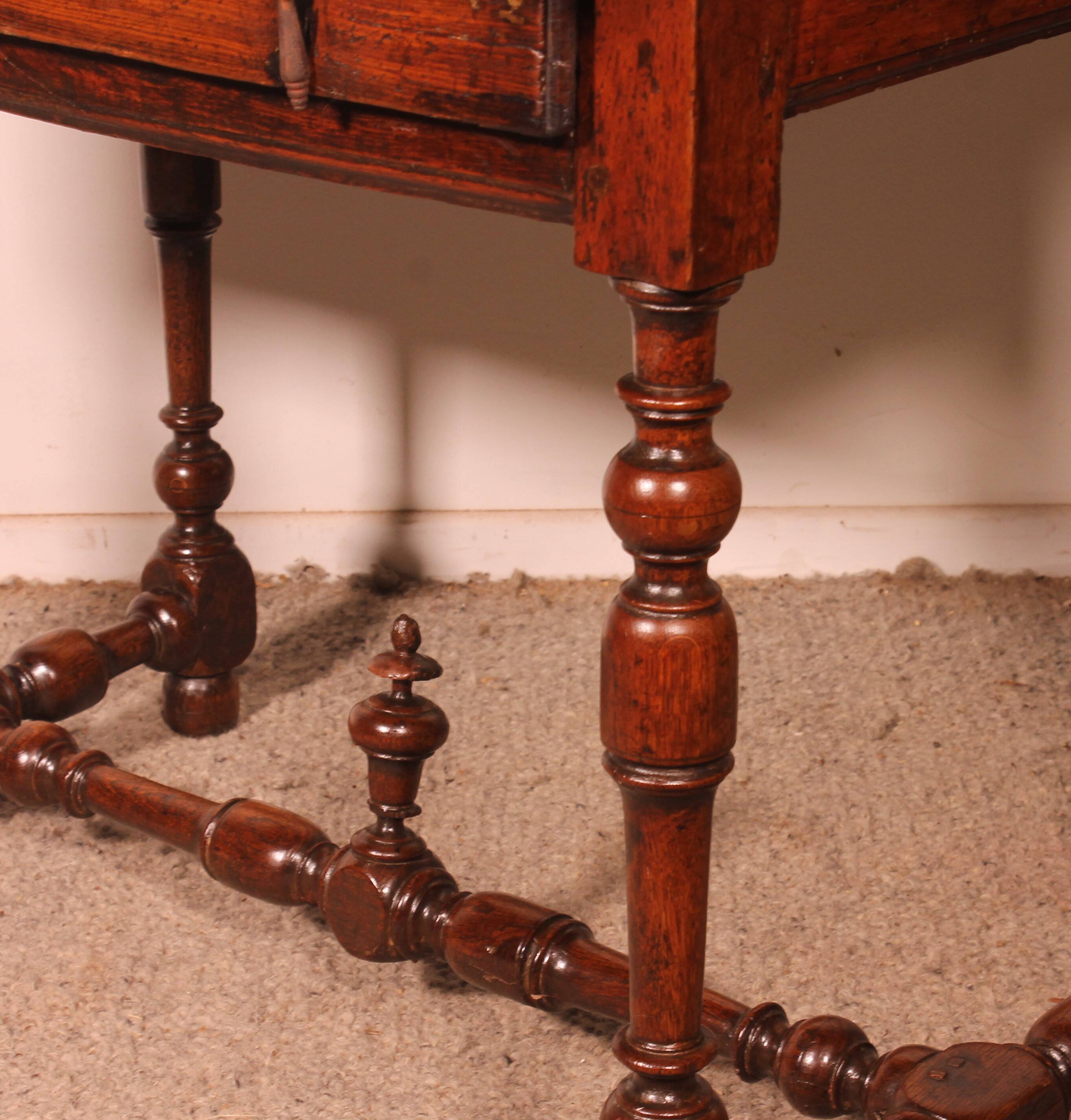 Louis XIII Oak Table - 17th Century