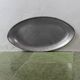 Vintage oval tin platter by Just Andersen - table decoration - Art Deco Denmark - 1930s