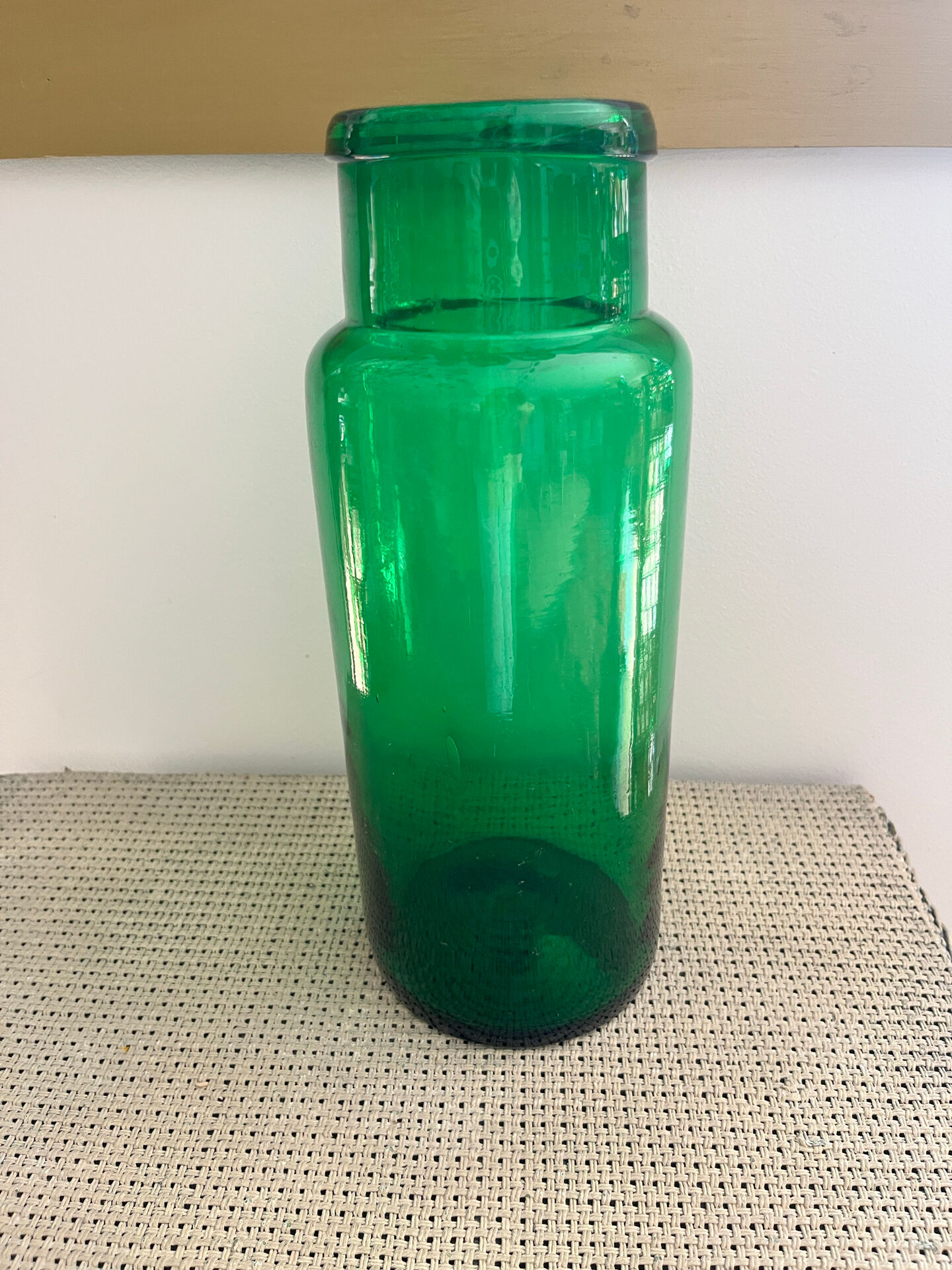 Green vase
