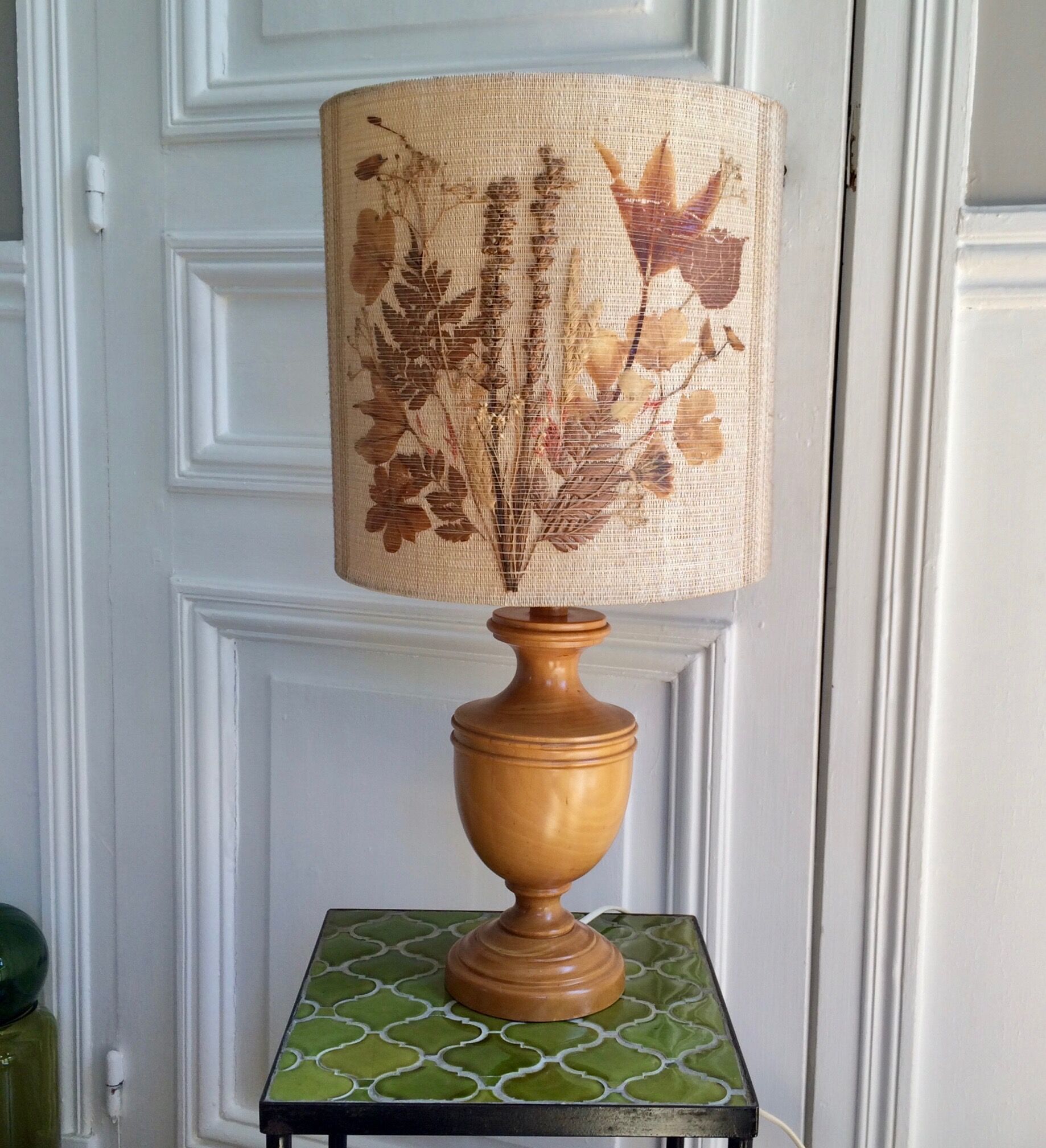 Vintage herbarium lamp