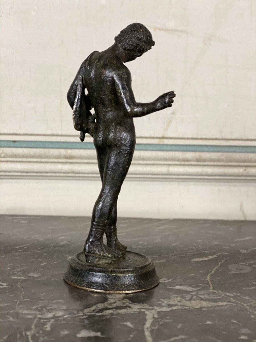 Narcissus, bronze after the antique