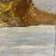 Tableau ancien , paysage breton xx siècle
