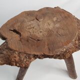 Brutalist tripod stool