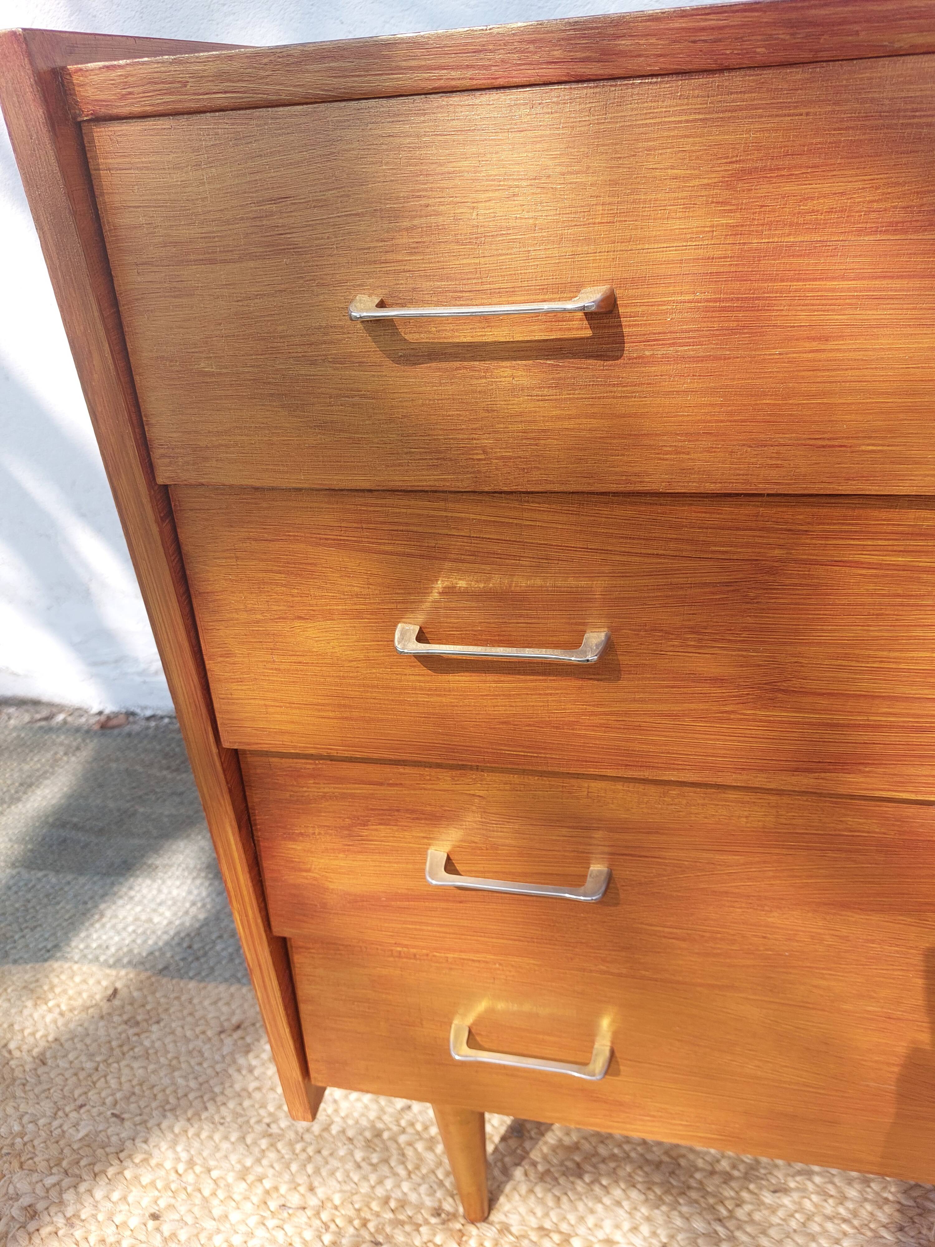 vintage commode, tapered legs