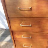 vintage commode, tapered legs