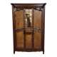 Large coat rack in Louis XV style, made of walnut and elm burl.