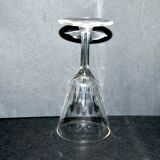 Series of 6 antique wine glasses in blown glass from meisenthal 1900 12.5 cm