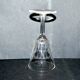 Series of 6 antique wine glasses in blown glass from meisenthal 1900 12.5 cm