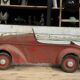 Antique tin toy car from the 1930s
