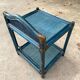 Table de chevet en rotin vintage