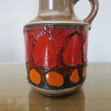 Ceramic vase with handle, West Germany, 1970