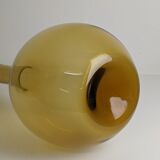 Large scandinavian vase in blown glass by arthur percy for gullaskruf, sweden - 50s