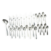 Christofle 37-piece cutlery set, Atlas model