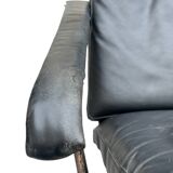 Leather swivel chair, 1970s