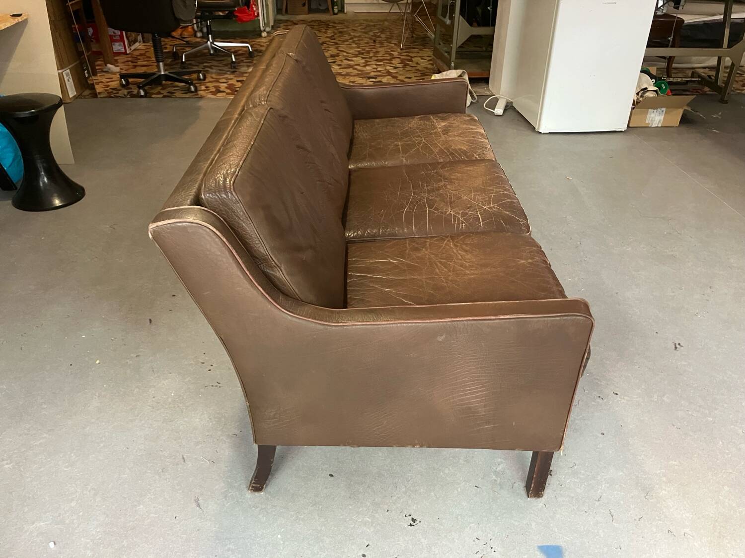 Danish leather sofa