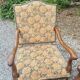 Pair of louis xiv period walnut armchairs, 17th century