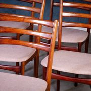 Vintage Mahogany Dining Chairs by Skovby Møbelfabrik, 1970s, Set of 6