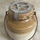 Two-tone stoneware pot