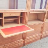 Bibliothèque de notaire vintage