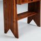 Italian bookcase with three shelves and storage