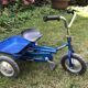 Vintage metal explorer tricycle