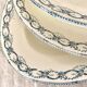 Set of ironstone dishes Salins France Régamier