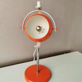Vintage orange lamp space age, eyeball, 1970