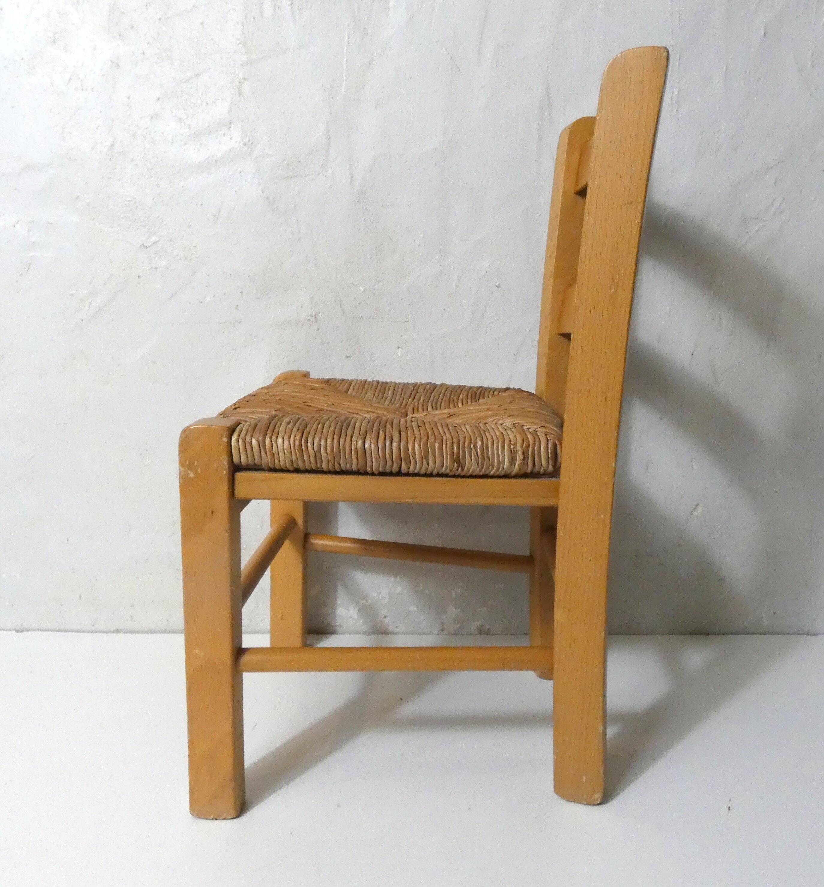 petite chaise enfant en bois Baptiste