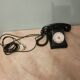 telephone from the 50s in black bakelite