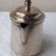 Pot à lait en métal argenté Nakazato