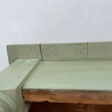 Painted wooden farmhouse table L120