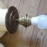 Pair of ceramic lamp legs