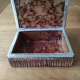 Tobacco set including a vintage stone ashtray.