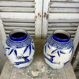 Pair of Art Deco style ceramic vases