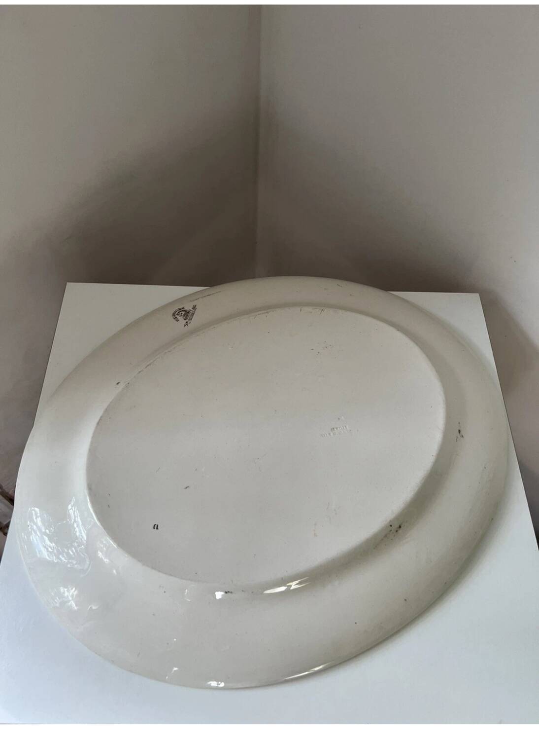 Large Serving Dish Wedgwood Venetia Terre de Fer England XIX