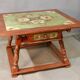 19th-century painted wooden changing table