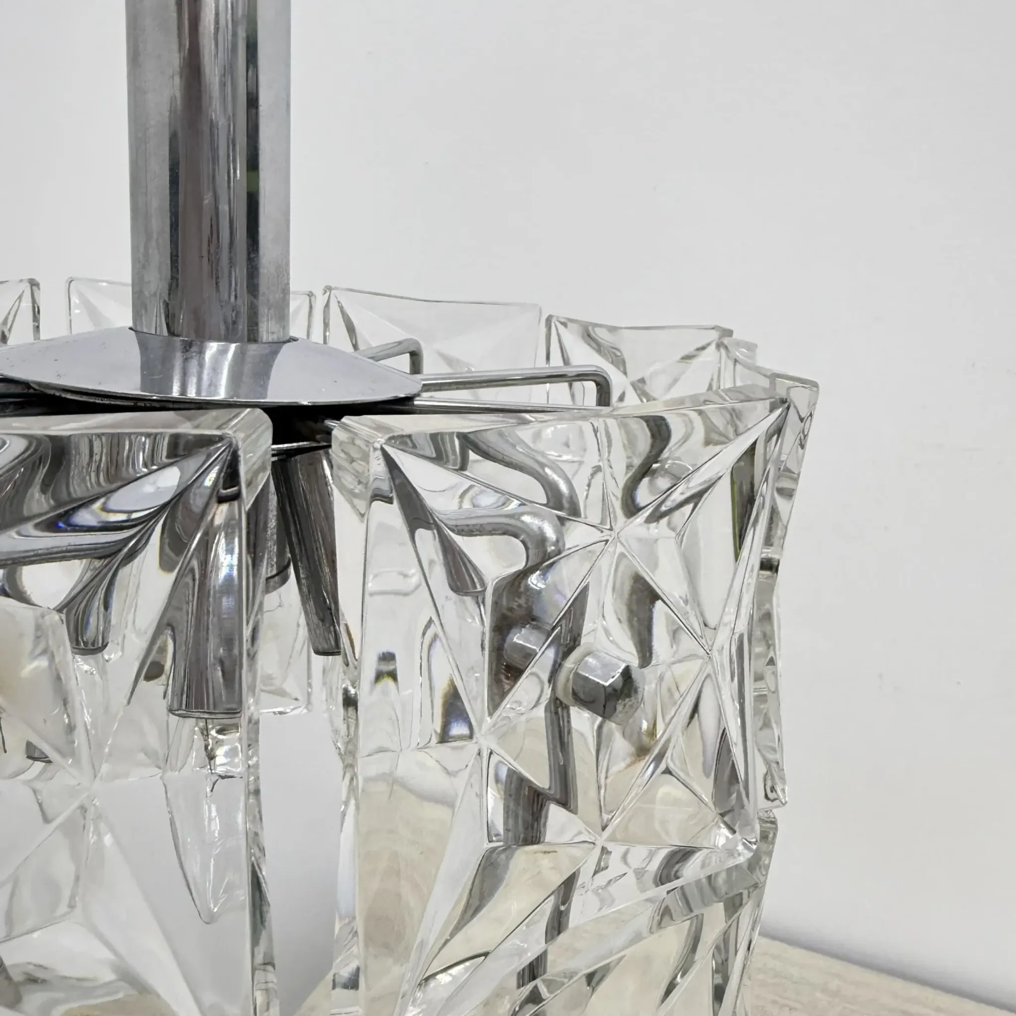 Mid-century design Kinkeldey hanging lamp, 1970s