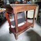 Console d’époque Restauration en acajou – Dessus de marbre – XIXe siècle