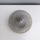 Vintage ceiling lamp / wall lamp - molded glass diamond tips - 1970