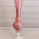 Vase in opalescent glass paste
