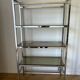 Chrome metal shelf