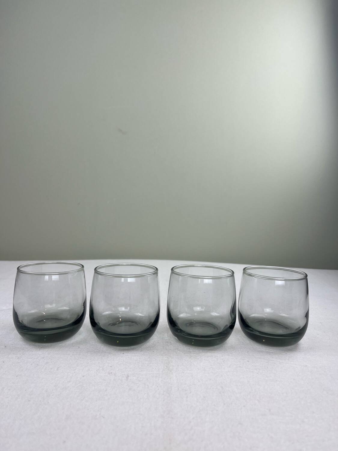 Vintage grey glass